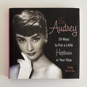 So Audrey Coffee Table Book - Black and Pink